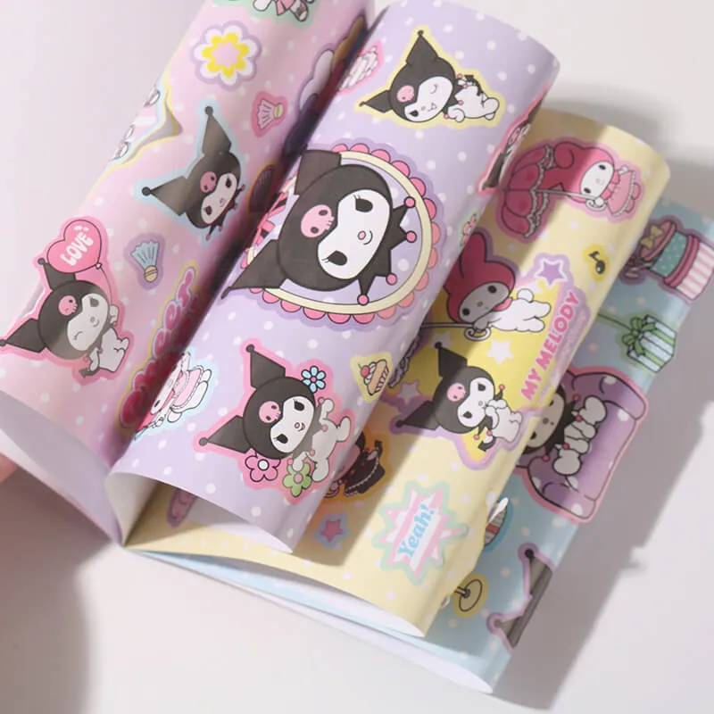 Sanrio Friend Sticker Book with 4 Sheets