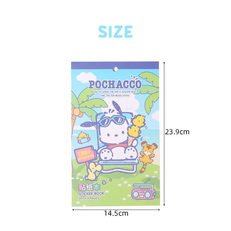 Sanrio Friend Sticker Book with 4 Sheets