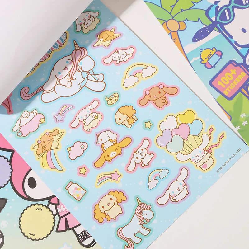 Sanrio Friend Sticker Book with 4 Sheets