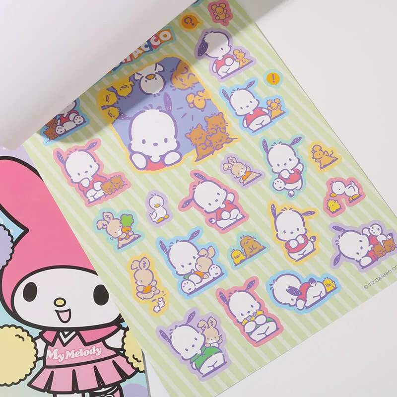Sanrio Friend Sticker Book with 4 Sheets