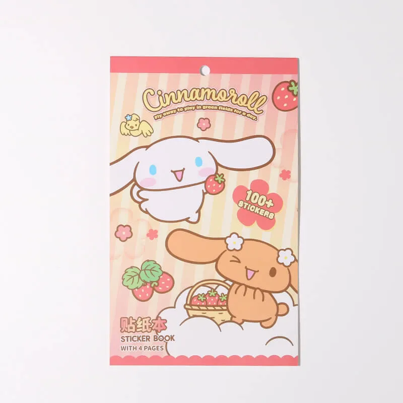 Sanrio Friend Sticker Book with 4 Sheets
