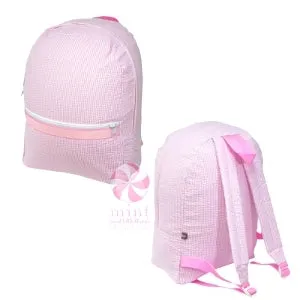 Seersucker Backpack (2 Sizes, 7 Colors)