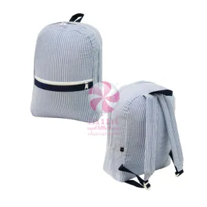 Seersucker Backpack (2 Sizes, 7 Colors)