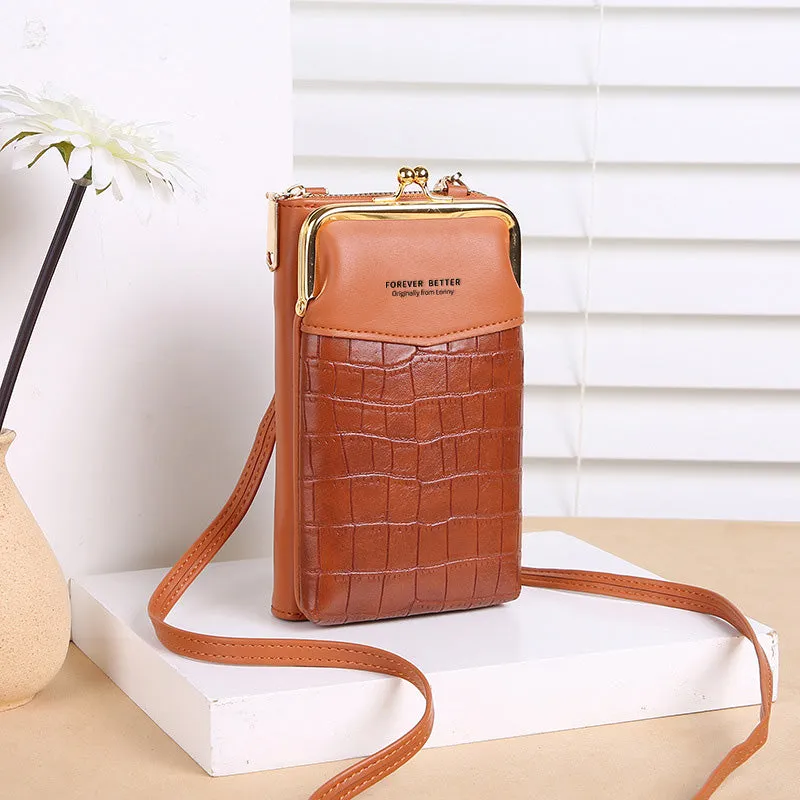 Small Crossbody Cell Phone Purse for Women Mini Shoulder Bag Wallet