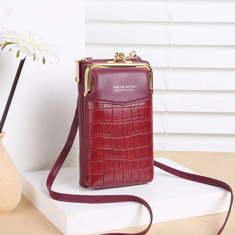 Small Crossbody Cell Phone Purse for Women Mini Shoulder Bag Wallet