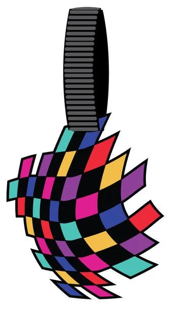 Spencil Bag Tag - Cyber Pop