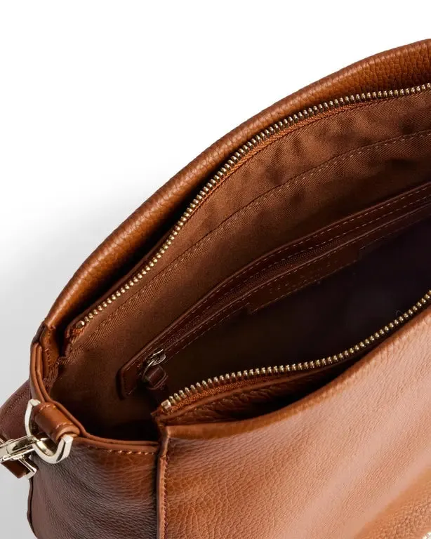 Ted Baker Darciel Branded Webbing Hobo Bag | Brown Chocolate
