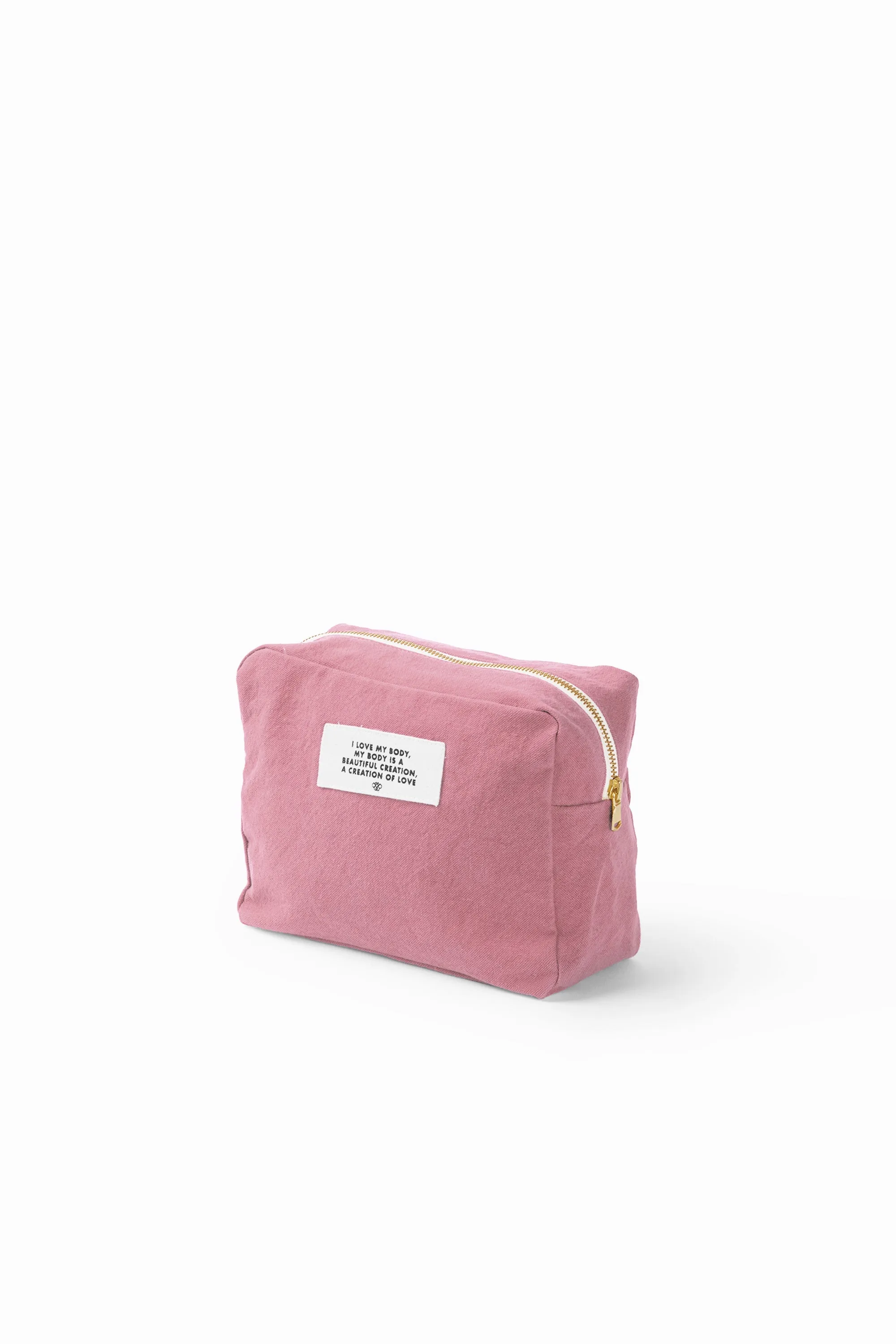The pouch in collaboration with Lili Barbery - Recycled cotton Bois de Rose