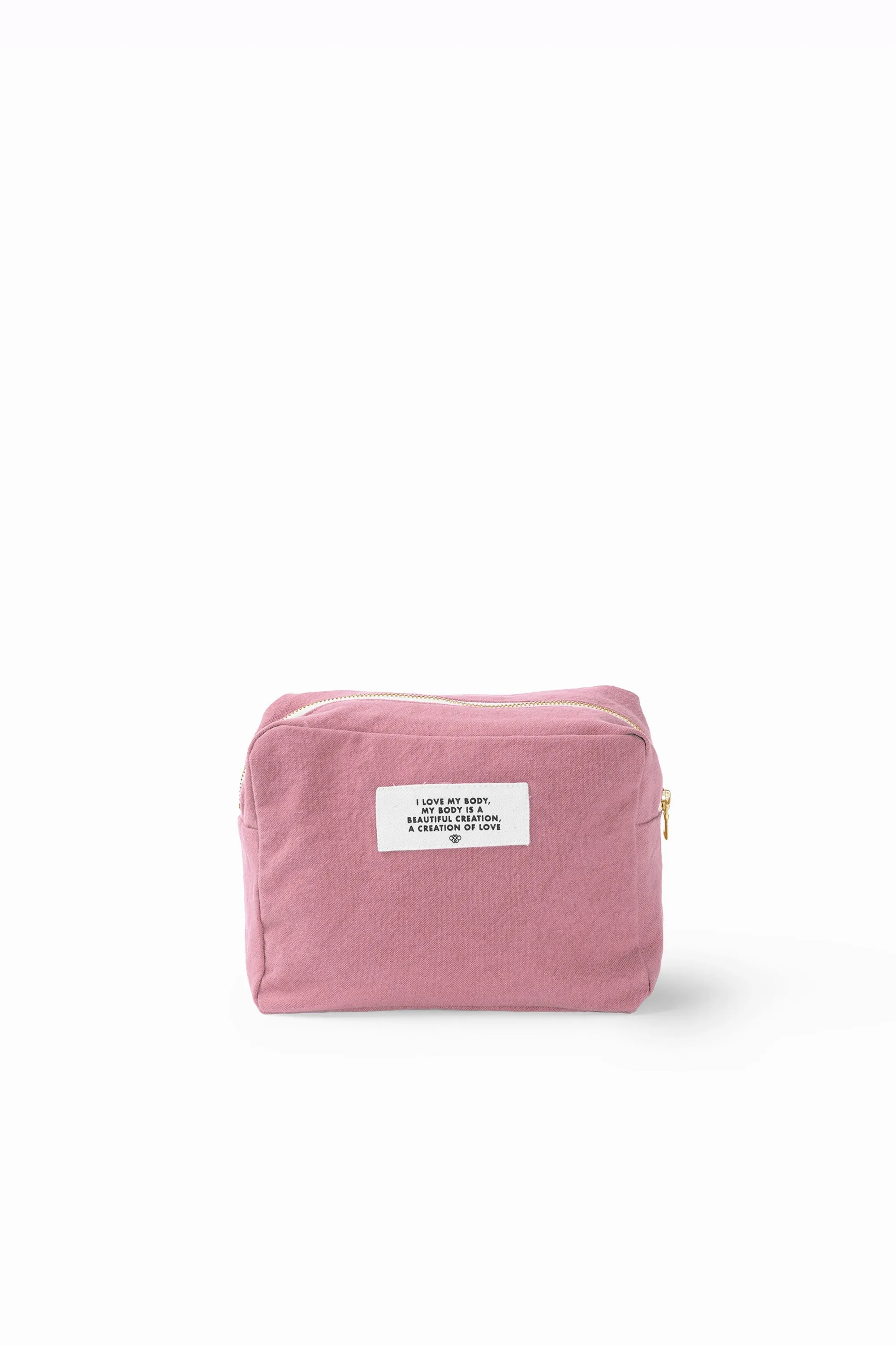The pouch in collaboration with Lili Barbery - Recycled cotton Bois de Rose