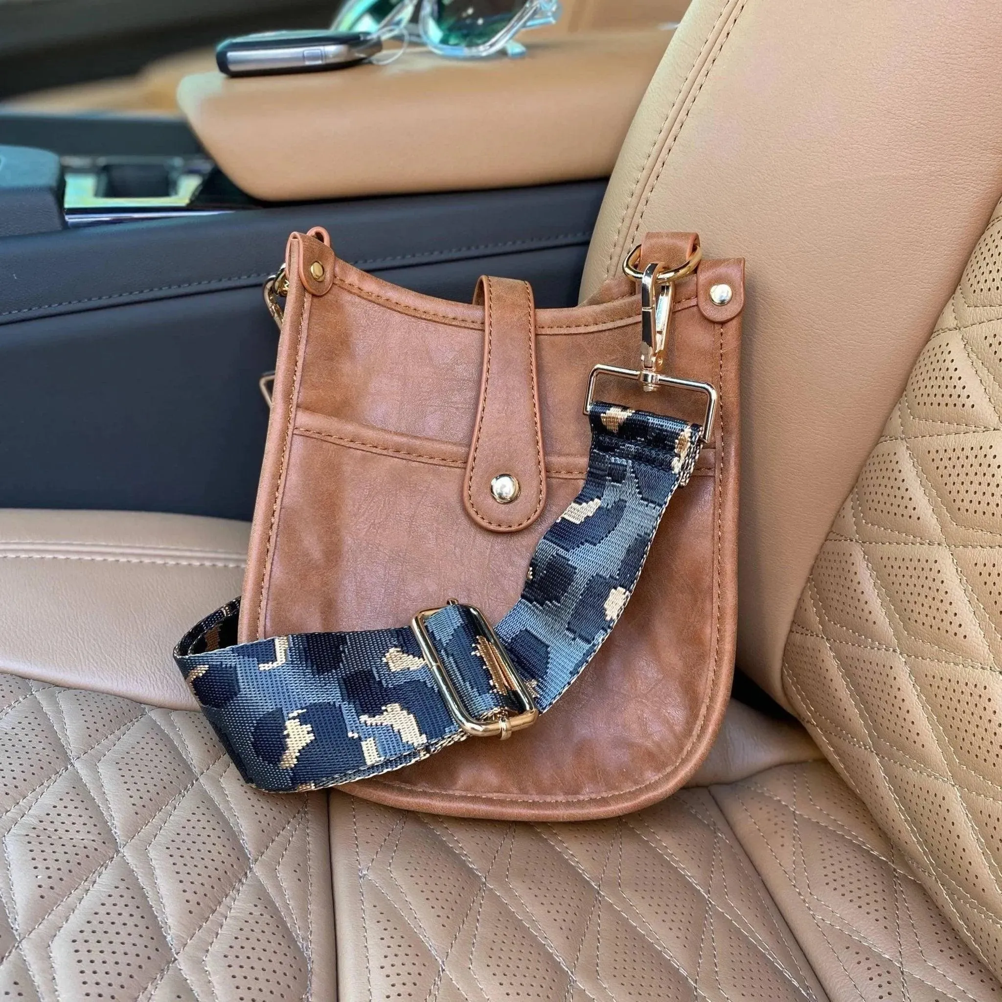 Threaded Pear, Compact Courier Bag Choose Your Strap