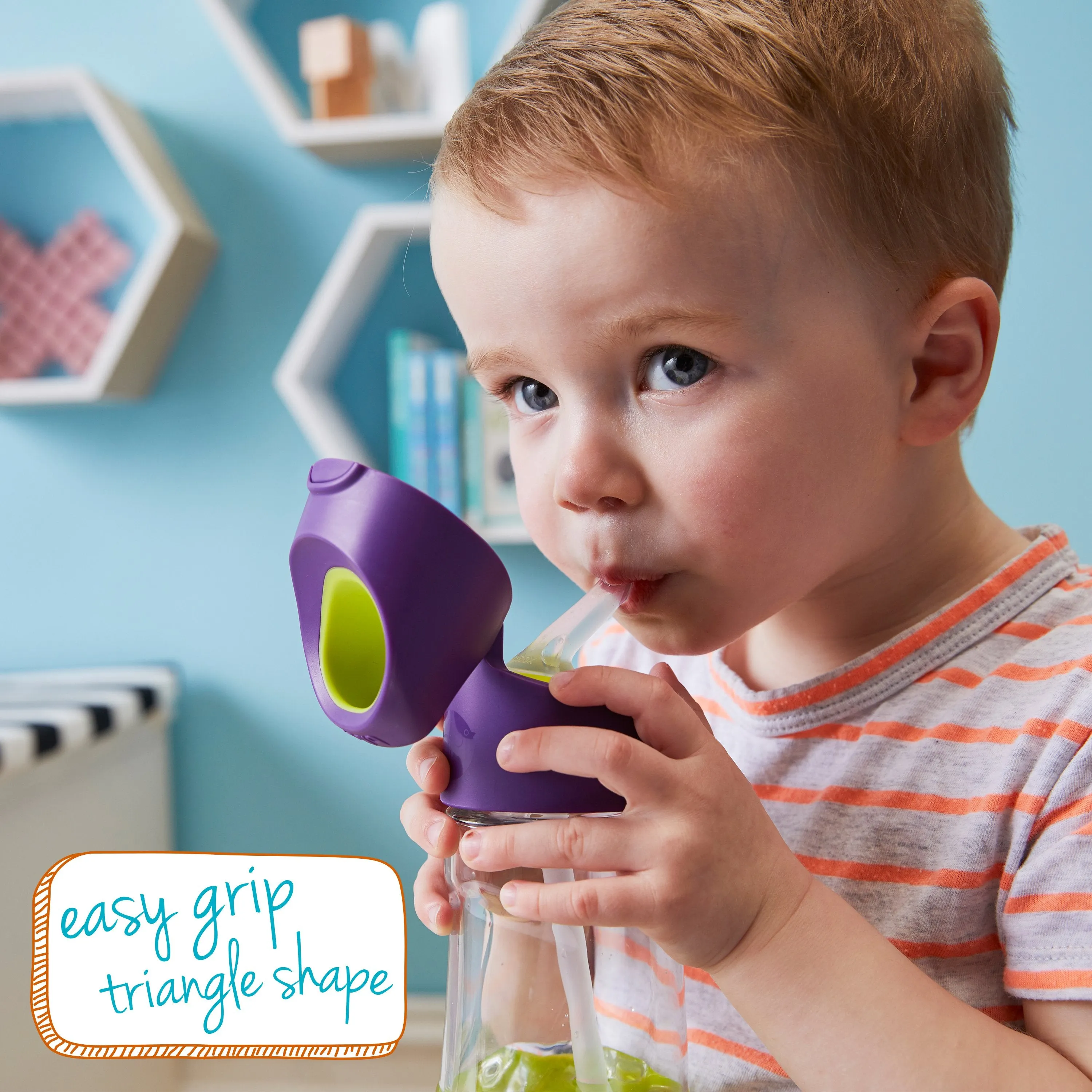 tritan™ drink bottle 450ml - lilac pop