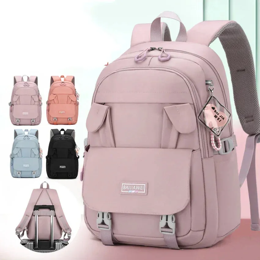 UAKISS  -  Backpack Child Girl School Backpacks Children Youth Large Capacity Nylon kids Schoolbag Daypack Girl Primary School Rucksack Bag