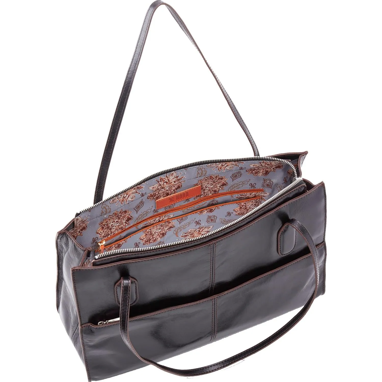 Women's Hobo Friar Black Leather