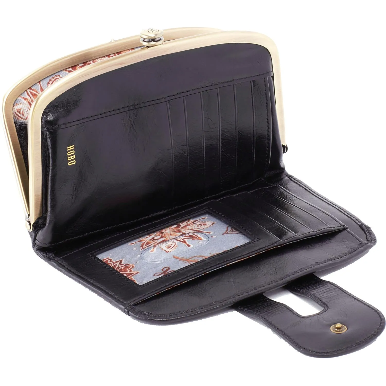 Women's Hobo Halo Black Leather