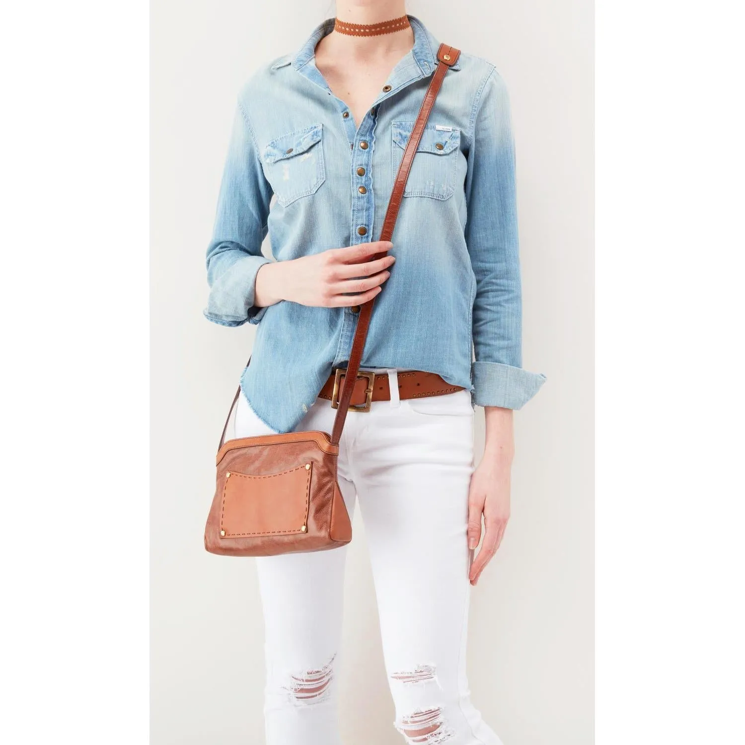 Women's Hobo Moore Cafe Leather