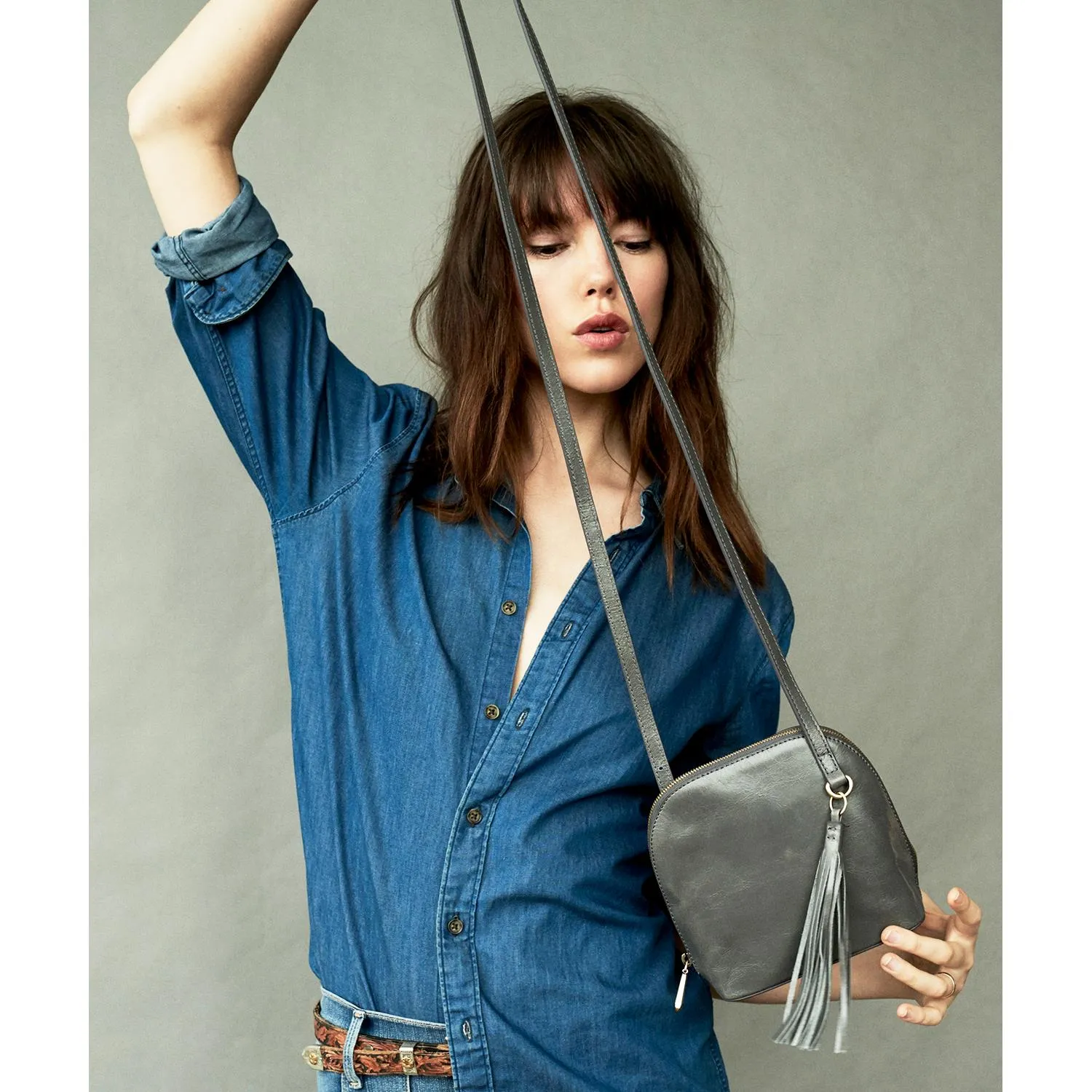 Women's Hobo Nash Black Pebbled Leather