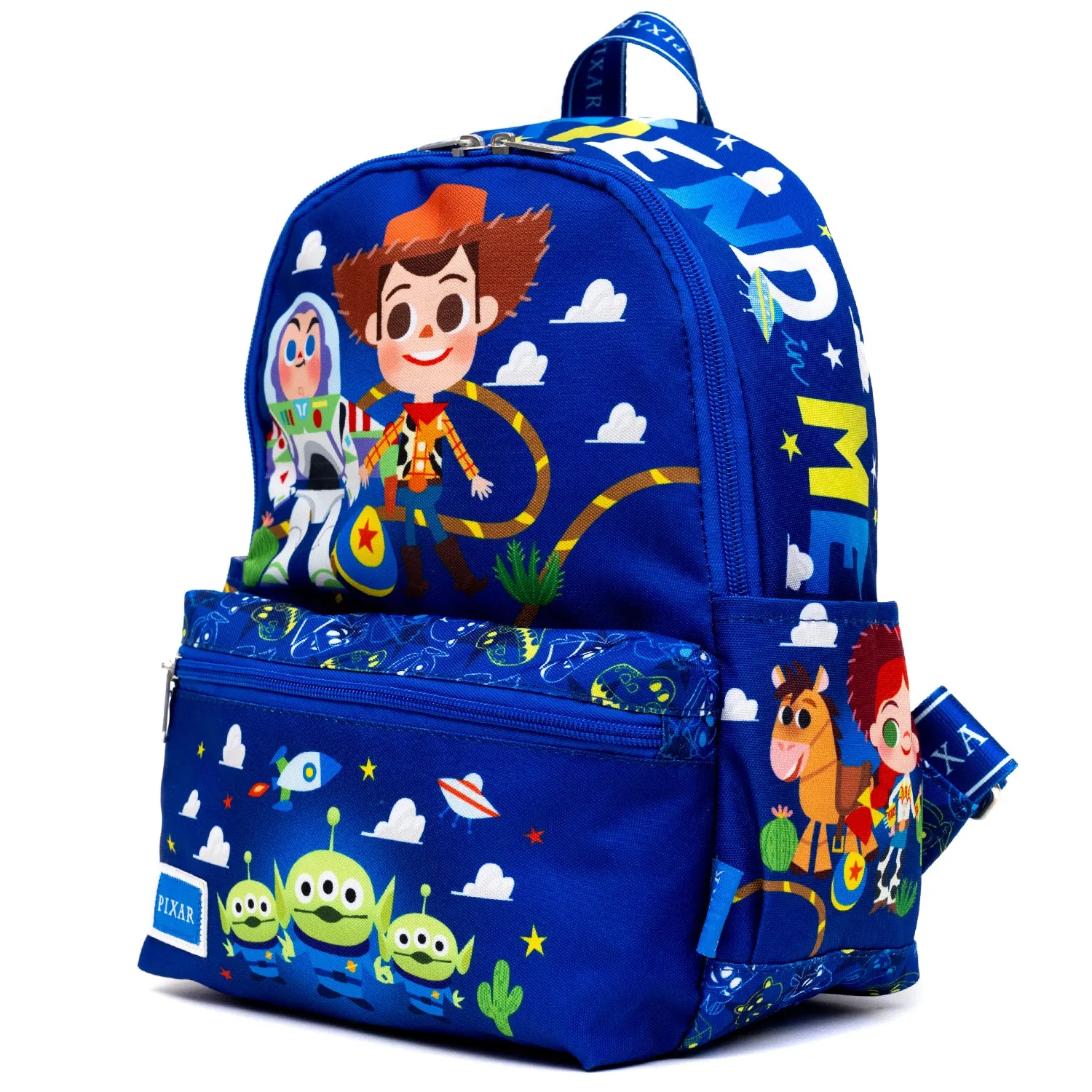 WondaPOP - Disney Pixar Toy Story - Buzz Lightyear & Woody Junior Nylon (13 inch) Mini Backpack