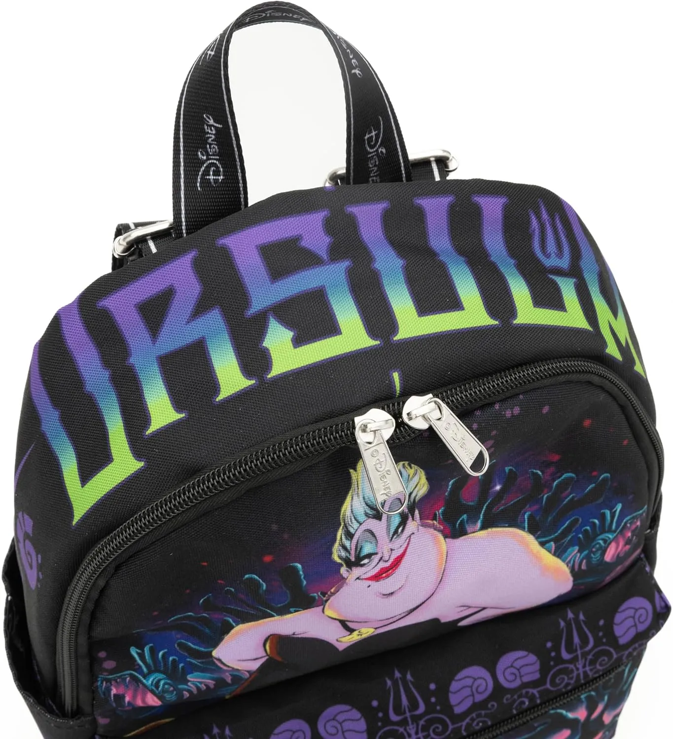 WondaPOP - Disney The Little Mermaid - Ursula - Daypack Junior Nylon (13 inch) Mini Backpack
