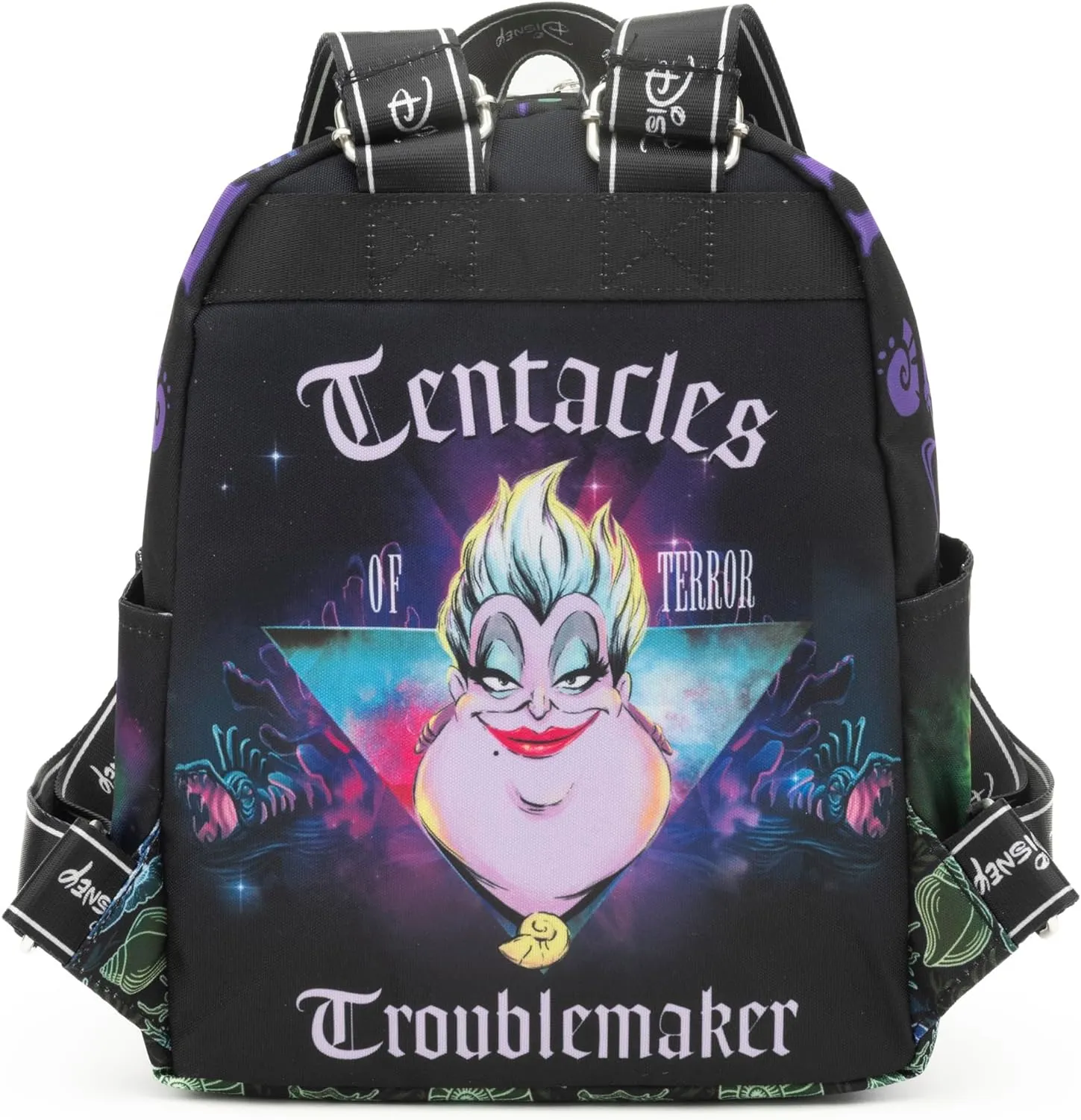 WondaPOP - Disney The Little Mermaid - Ursula - Daypack Junior Nylon (13 inch) Mini Backpack