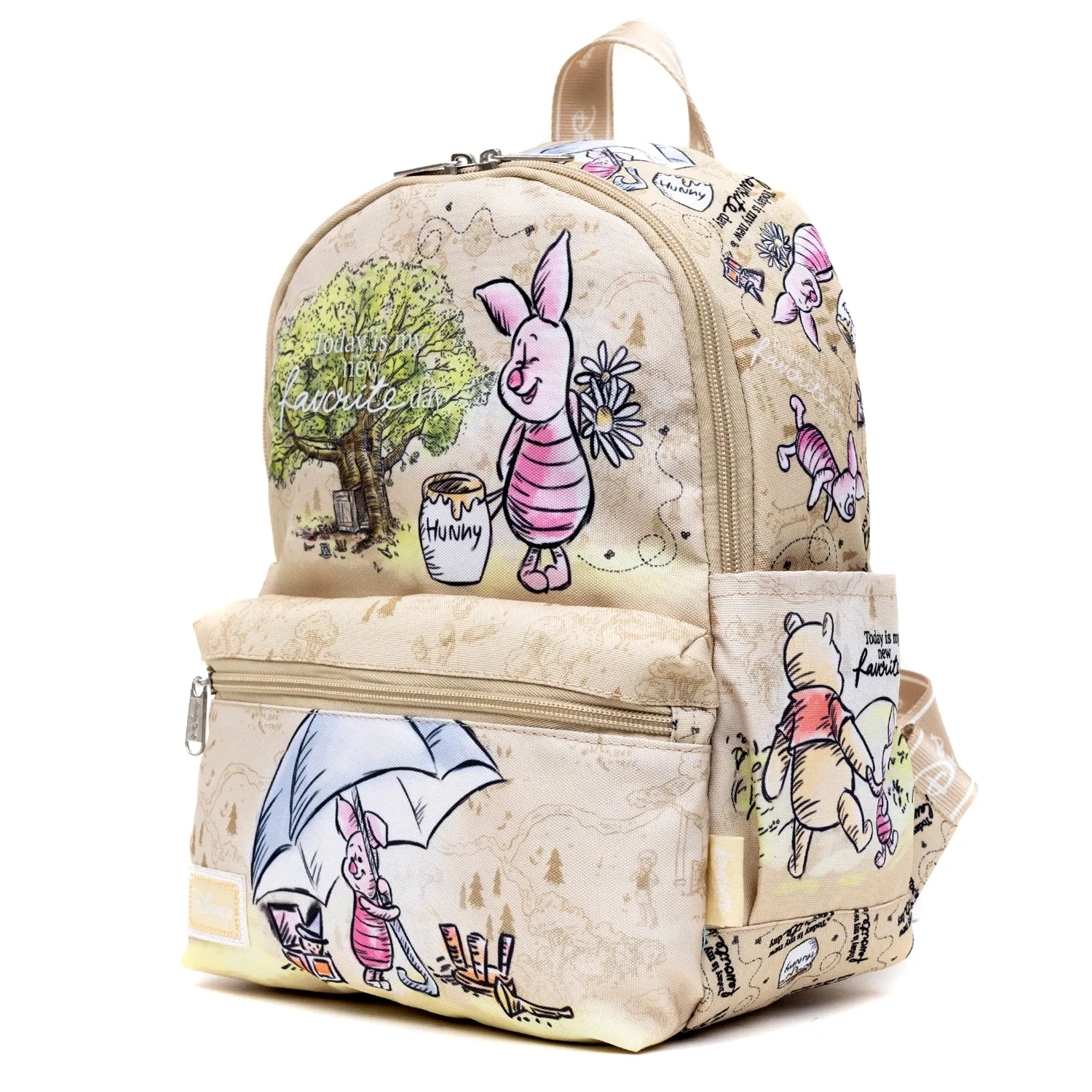 WondaPOP - Disney Winnie the Pooh - Piglet Junior Nylon (13 inch) Mini Backpack - NEW RELEASE