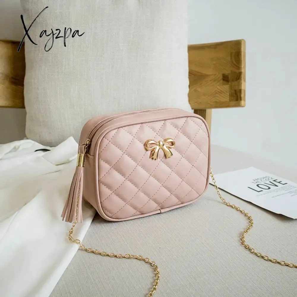 Xajzpa - New Messenger Bag for Women Trend Luxury Handbags Camera Female Cosmetic Bag Fashion Chain Lady Crossbody Shoulder Bags