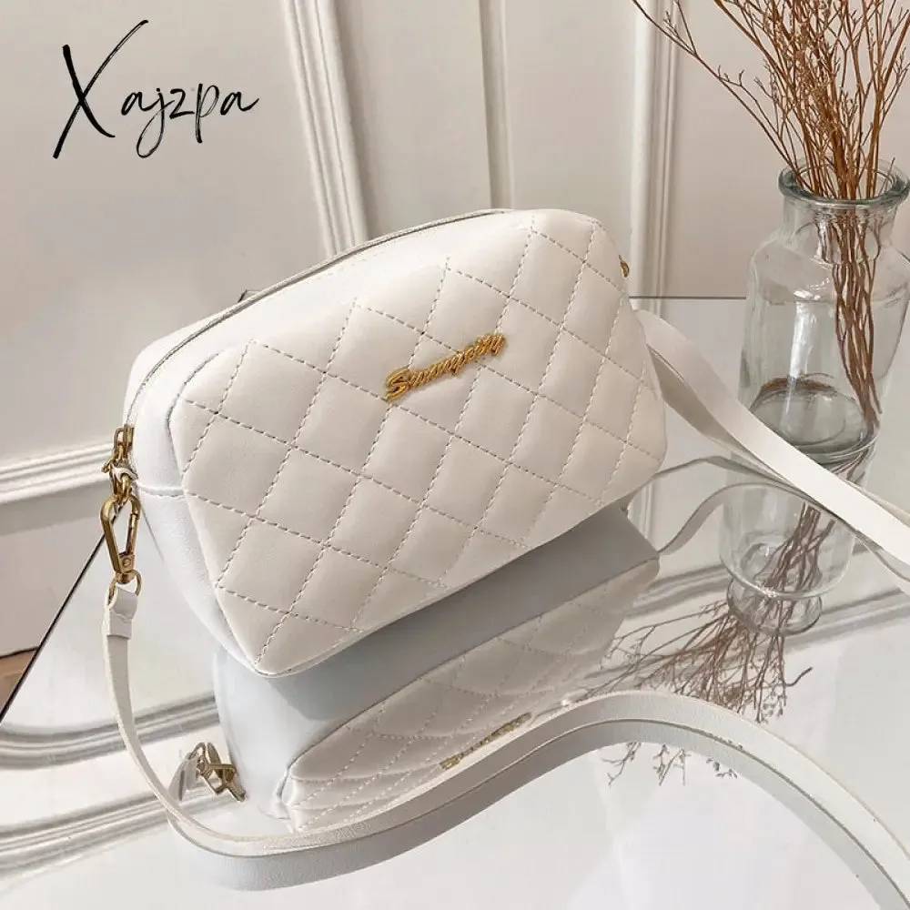 Xajzpa - New Messenger Bag for Women Trend Luxury Handbags Camera Female Cosmetic Bag Fashion Chain Lady Crossbody Shoulder Bags