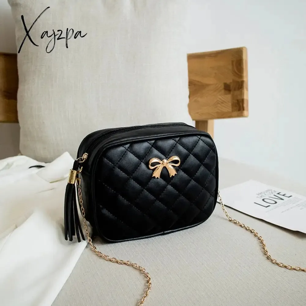 Xajzpa - New Messenger Bag for Women Trend Luxury Handbags Camera Female Cosmetic Bag Fashion Chain Lady Crossbody Shoulder Bags