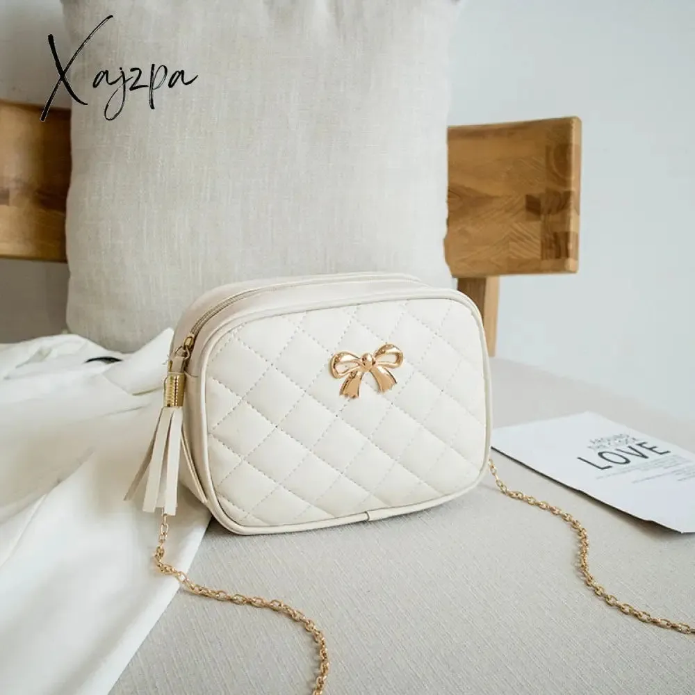 Xajzpa - New Messenger Bag for Women Trend Luxury Handbags Camera Female Cosmetic Bag Fashion Chain Lady Crossbody Shoulder Bags