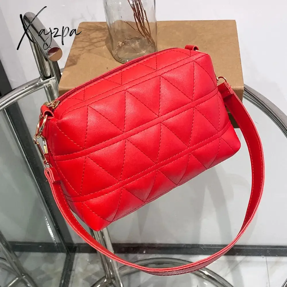 Xajzpa - New Messenger Bag for Women Trend Luxury Handbags Camera Female Cosmetic Bag Fashion Chain Lady Crossbody Shoulder Bags