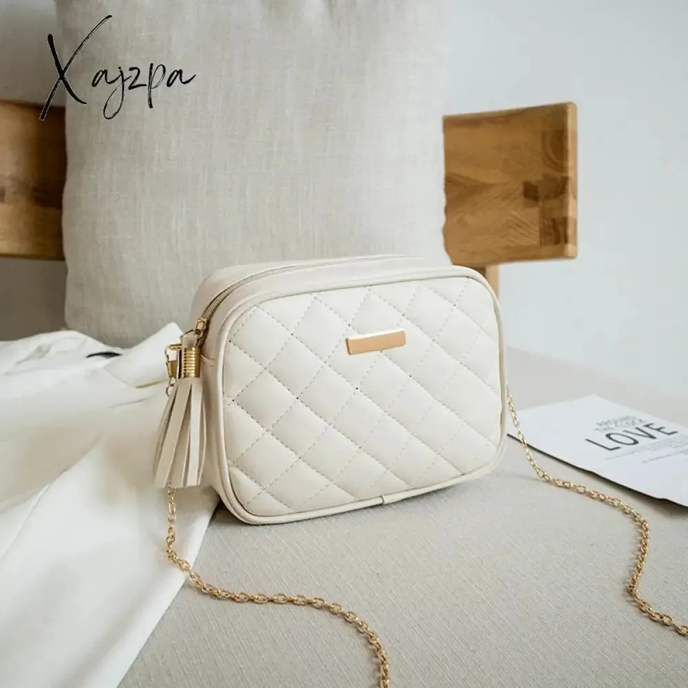 Xajzpa - New Messenger Bag for Women Trend Luxury Handbags Camera Female Cosmetic Bag Fashion Chain Lady Crossbody Shoulder Bags