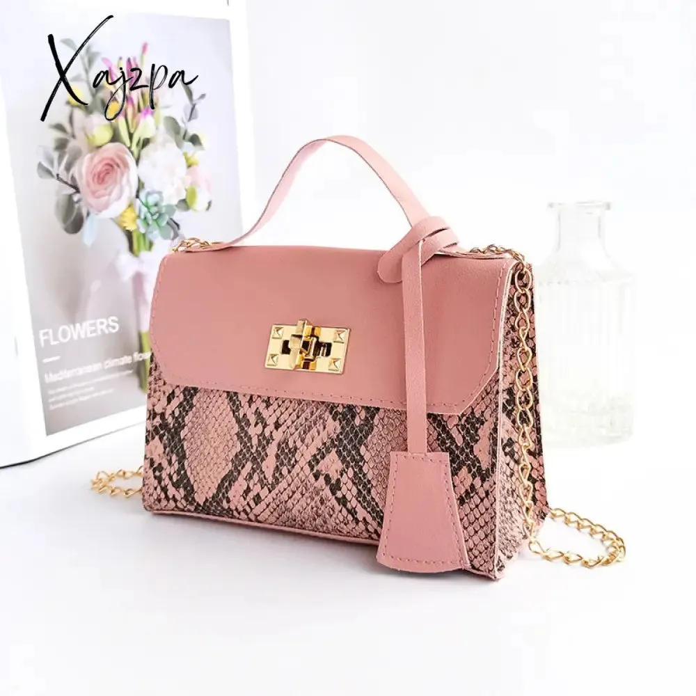 Xajzpa - New Messenger Bag for Women Trend Luxury Handbags Camera Female Cosmetic Bag Fashion Chain Lady Crossbody Shoulder Bags