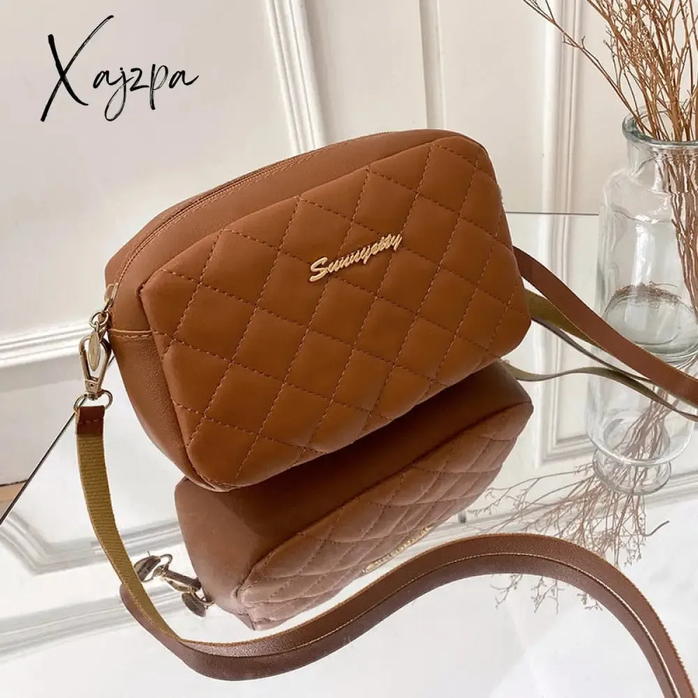 Xajzpa - New Messenger Bag for Women Trend Luxury Handbags Camera Female Cosmetic Bag Fashion Chain Lady Crossbody Shoulder Bags