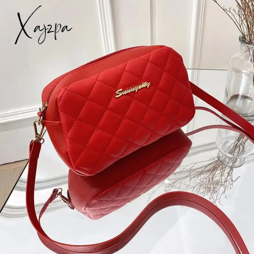 Xajzpa - New Messenger Bag for Women Trend Luxury Handbags Camera Female Cosmetic Bag Fashion Chain Lady Crossbody Shoulder Bags