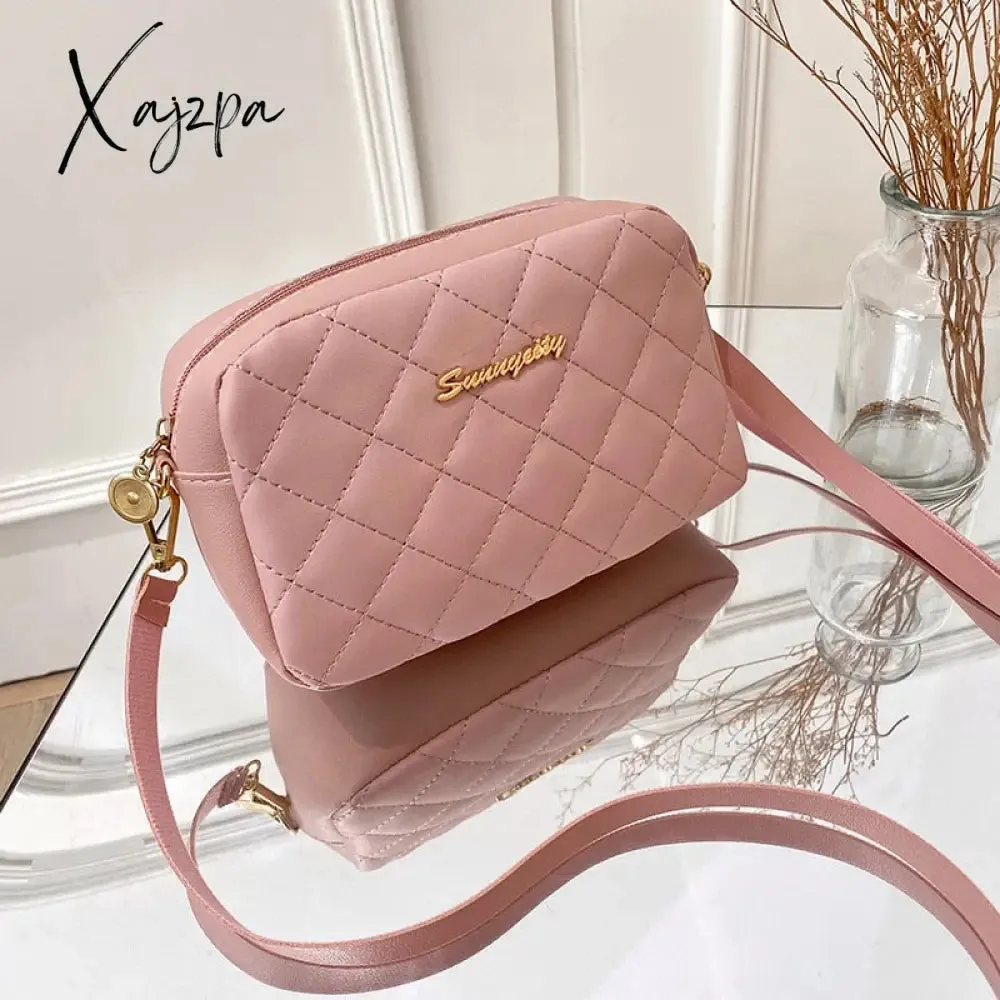 Xajzpa - New Messenger Bag for Women Trend Luxury Handbags Camera Female Cosmetic Bag Fashion Chain Lady Crossbody Shoulder Bags