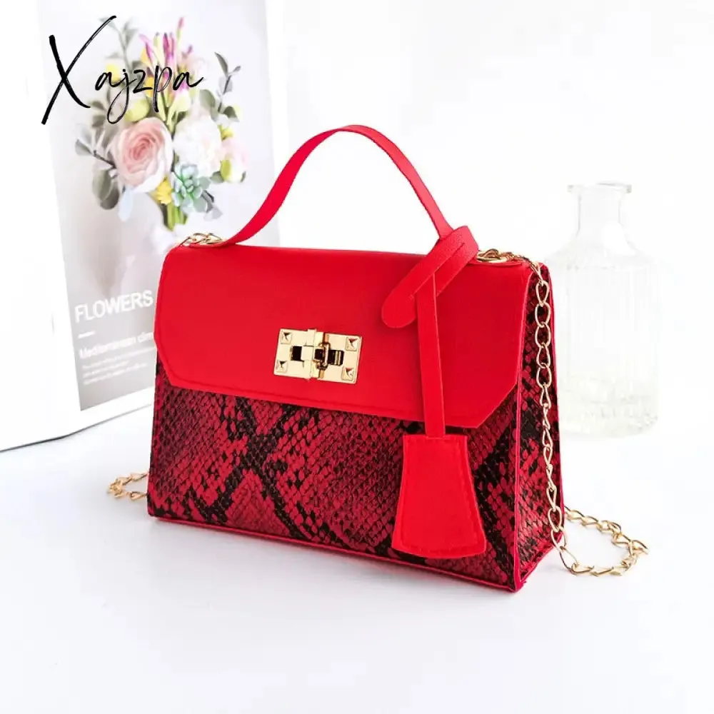 Xajzpa - New Messenger Bag for Women Trend Luxury Handbags Camera Female Cosmetic Bag Fashion Chain Lady Crossbody Shoulder Bags