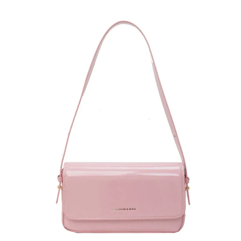Y2K Style Mini PU Leather Cute Flap Crossbody Bags Luxury Silver Korean Fashion Shoulder Bag Designer Handbags and Purses